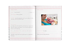 Pearhead Hello Beautiful, First 5 Years Baby Memory Book with Photo Insert, Pink