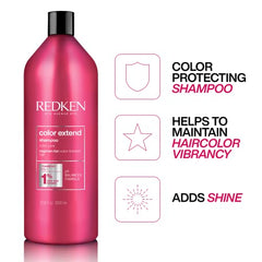 Redken Color Extend Shampoo, 33.8 Fl Oz