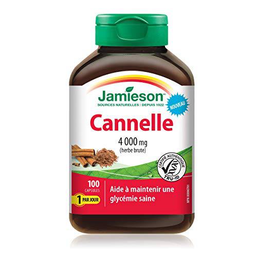 Jamieson Cinnamon 4,000 mg 100 Capsules