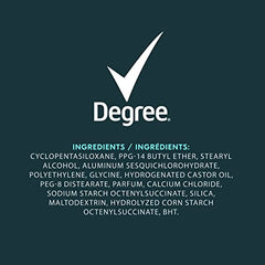 Degree UltraClear Black+White Antiperspirant Stick Deodorant for 72 hour sweat and odour protection anti-stains 48 g