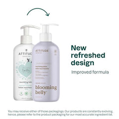 ATTITUDE Pregnancy Body Lotion, EWG Verified, Dermatologically Tested, Vegan and Cruelty-free Maternity Products, Argan, 473 mL