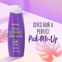 Aussie Paraben-Free Miracle Volume Conditioner w/ Plum & Bamboo For Fine Hair - Zecoya