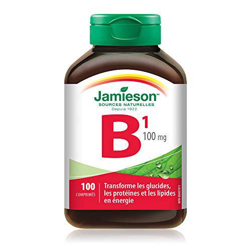 Jamieson Vitamin B1 (Thiamine) 100's 100 Tablets