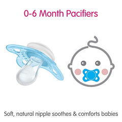 Night Pacifier 0-6 months (2 pack), Boy