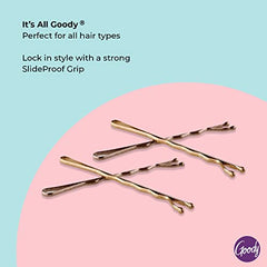 Metallic Finish Bobby Pin,50Ct Brunette