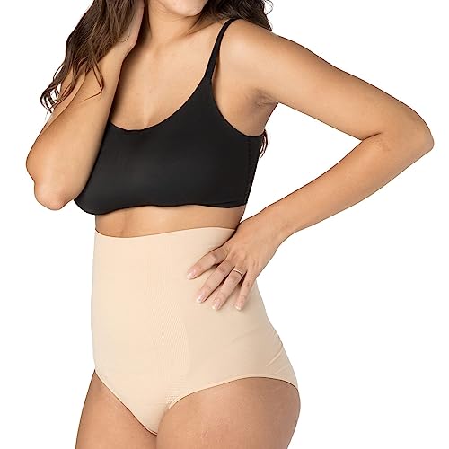 Upspring C-Panty High Waist C-Section Support, Recovery & Slimming Panty with C-Section Scar Healing - OBGYN Recommended L/XL Nude