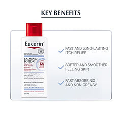 EUCERIN Calming Intensive Itch Relief Lotion for Itchy Dry Skin | Body Lotion, 250mL | Dry Skin Lotion | Ceramide Lotion | Fragrance-free Lotion | Non-Greasy Cream | Recommended Brand by Dermatologists