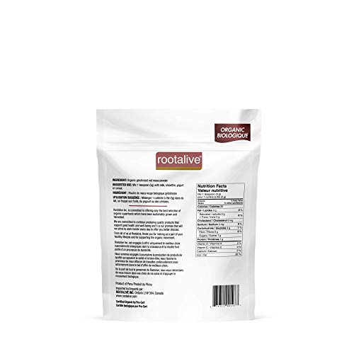 Rootalive Organic Gelatinized Red Maca Powder 200g