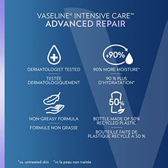 Vaseline Intensive Care Body Lotion deep moisturizer for dry skin Advanced Repair lightly scented with micro-droplets of Vaseline Jelly 600 ml