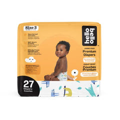 Hello Bello Jumbo Diaper Pack -Sleepy Sloth - Size 3 27 Count