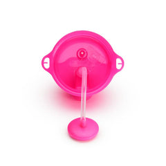 Munchkin-Click-Lock-Any-Angle-Weighted-1-Piece-Straw-Cup-(Pink)