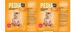 PediaVit Liquid Vitamin D3 400IU, 50mL