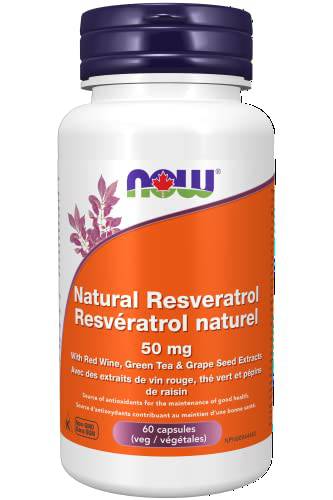 Now Foods Resveratrol Natural 50mg+ 60vcap