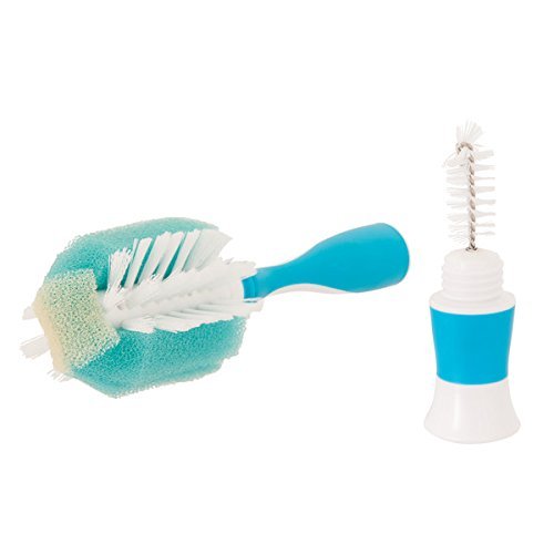 NUK Nuk Triple Action Bottle & Nipple Brush, 6 Count Tray