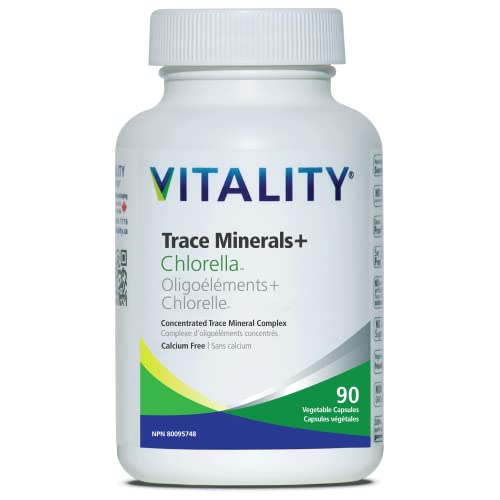 VITALITY Trace Minerals + Chlorella | 90 Vegetable Capsules (90 Days)