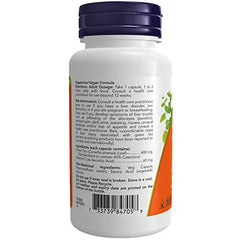 NOW Supplements Green Tea Extract 400mg Capsules, 100 Count