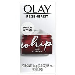 Olay Regenerist Whip Hydrating Face Cream, Face Moisturizer with Vitamin B3, Niacinamide, Trial Size, 15 Milliliters