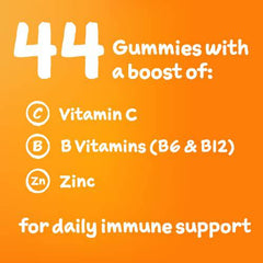 Emergen-C Junior Vitamin C Gummy Supplement, Kid's Vitamins Fruit Fiesta, 44 Gummies