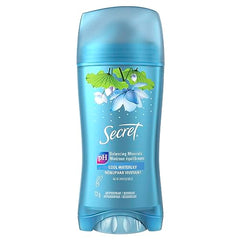 Secret Invisible Solid Antiperspirant and Deodorant, Waterlily Scent, 73 grams