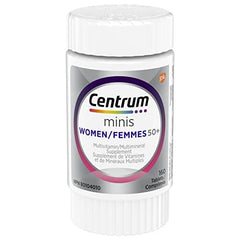 Centrum Women 50 Plus Multivitamins/Minerals Supplement for Women 50+, 160 Mini Tablets