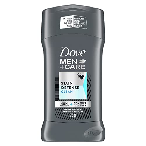 Dove Men+Care Antiperspirant Stick deodorant for 72H sweat & odour protection Stain Defense Clean anti-white marks and yellow stains 76 g