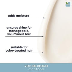 BIOLAGE Conditioner, VolumeBloom Volume Conditioner for Fine Hair, Nourishes and Adds Body, Hair Thickening Conditioner, Sulfate Free, Paraben Free, Vegan (Packaging May Vary)