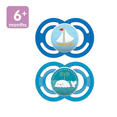 Perfect Pacifiers (2 Pack), 6+ Months, Boy