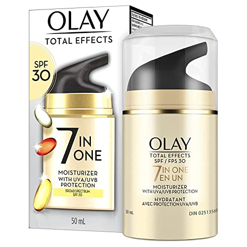 Olay Total Effects 7-In-One Anti-Aging Face Moisturizer with Vitamin B3, Niacinamide and Sunscreen SPF 30, 50ml