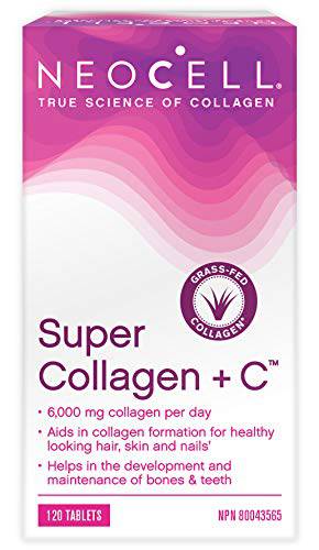 NeoCell Super Collagen +C™, Collagen Supplement, 120 Tablets