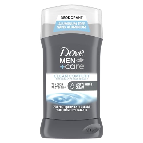 Dove Men+Care Deodorant Stick aluminum-free deodorant formula for 72H protection Clean Comfort with ¼ moisturizing cream 85 g