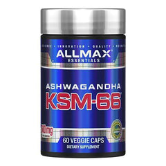 ALLMAX ESSENTIALS -Ashwagandha KSM-66 Ashwagandha - Veggie Caps - 60 count