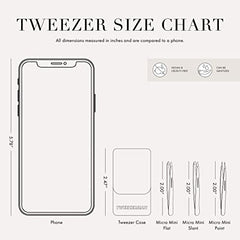 Tweezerman Hollygraphic Micro Mini Slant & Point Tweezer Set