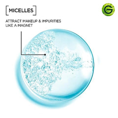 Garnier Micellar Cleansing Water, All-in-One Cleanser and Waterproof Makeup Remover, Cleanses and Soothes, For Face, Lips & Eyes, For All Skin Types, 400ml