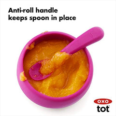 Oxo Tot Silicone Spoon Set Pink