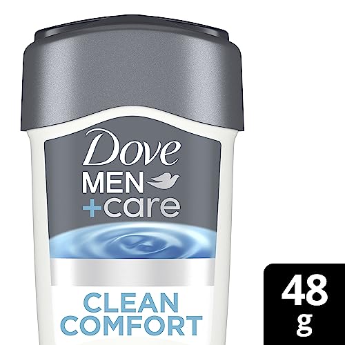 Dove Men+Care 96h Clinical Protection Antiperspirant Deodorant Stick with 1/4 Moisturizers and Vitamin E Clean Comfort Scent 48 g