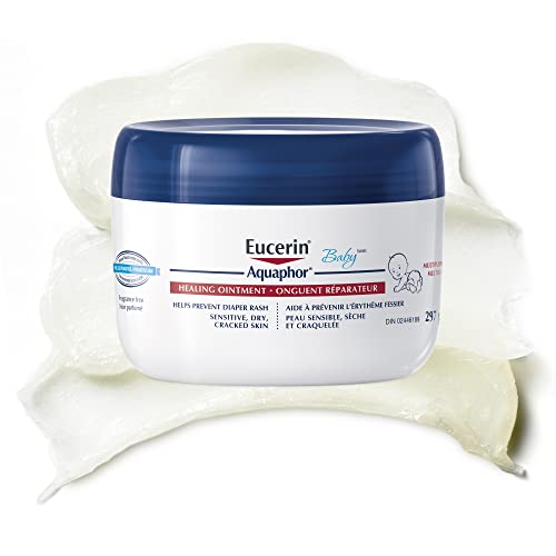 EUCERIN AQUAPHOR Baby Healing Ointment for Baby's Sensitive Skin, 297g | Multi-purpose | Semi-occlusive formula | Non-Comedogenic | Fragrance-free Healing Ointment | Non-Greasy Healing Ointment | Recommended by U.S. Pediatricians