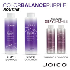 Joico Color Balance Purple Shampoo, Protection for Colour Treated Hair, Moisturizes & Shields Damaged Hair, with Keratin and Green Tea Extract