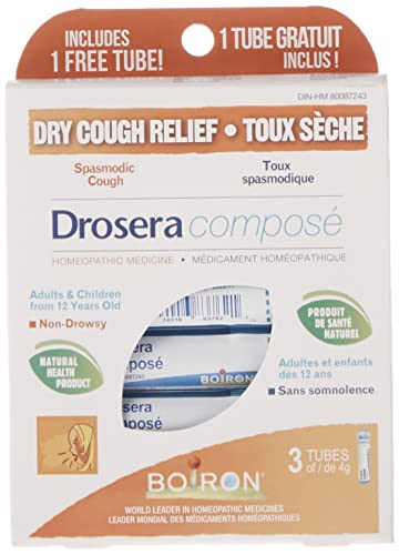 Boiron Drosera Compose Dry Cough Relief Spasmodic Cough, 12 Gram