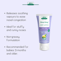 Aleva Naturals Stuffy Nose Kit - 2 Piece| Nose 'n' Blows Wipes | Sleep Easy Chest Rub | Natural | Organic | Hypoallergenic | Biodegradable | Sensitive Skin | Soothing & Moisturizing | Unbleached