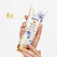 Pantene Nutrient Blends Illuminating Biotin Color Care Conditioner, Sulfate Free Color Protection, 237 Ml