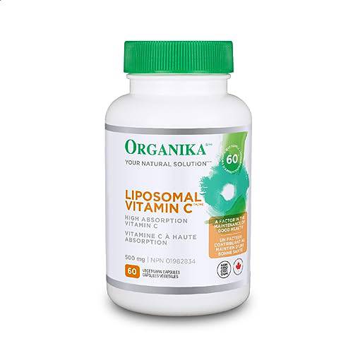 Organika Liposomal Vitamin C 500mg- High Absoprtion for Superior Bioavailability, Immunity- 60vcaps