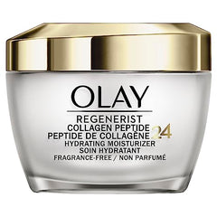 Olay Regenerist Collagen Peptide 24 Hour Face Moisturizer with Vitamin B3, Niacinamide, Fragrance-Free 50 ML + Micro-Sculpting Cream Travel/Trial Size Gift Set