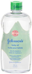 Johnson's Baby Oil with Aloe Vera, Vitamin E and Mineral Oil, 591 ml