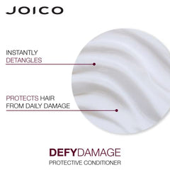 Joico Defy Damage Protective Conditioner, for Dry Damaged Hair, Deep Conditioner, Heat Protectant with Moringa Oil, Sulfate Free