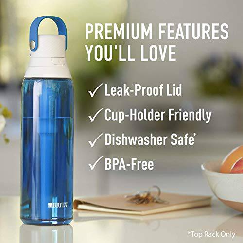 Brita Premium Filtering Water Bottle with Filter BPA-Free - Zecoya