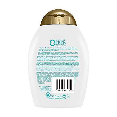 OGX Quenching + coconut curls shampoo, 385ml