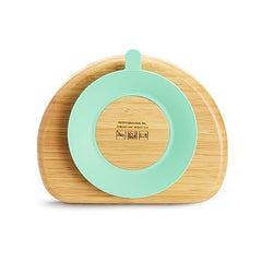 Munchkin® Bambou™ Divided Suction Plate - Eco-Friendly Bamboo Dinnerware for Babies and Toddlers