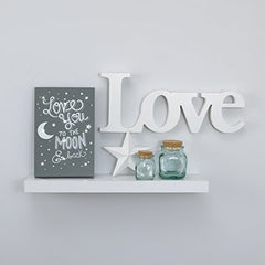 Little Love by NoJo Celestial Lighted Wall Decor, Love You to the Moon and Back, Gray/White (2617939)