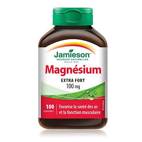 Jamieson Magnesium 100mg 100's 100 Tablets