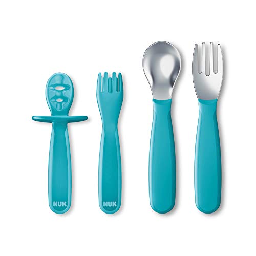 NUK Pretensil 4-Piece Value Set, Teal